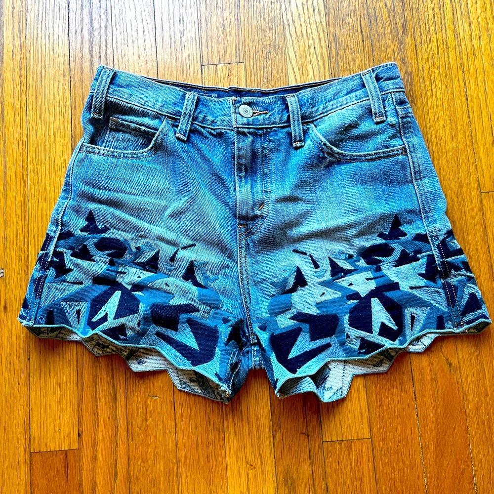 Levi’s embroidered cutoffs